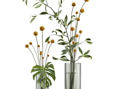 bouquet 3D model shop