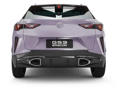 2024 GAC GS3 EMZOOM With Interior 3D model