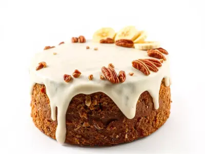 Banana Pecan Cake model pack Low-poly 3D model