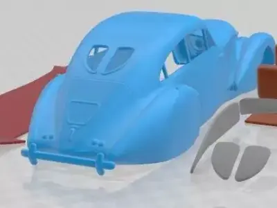 Bentley Embiricos Special 1938 Printable Car  3D print model