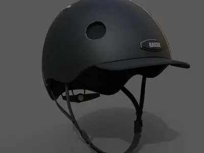Helmet sport Generic camp human Hat 3d model low poly  Low-poly 3D model