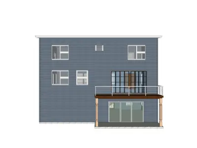 Modern House 08 -Archimple LLC 3D model