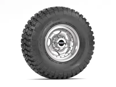 OFF ROAD WHEEL AND TIRE COLLECTION 2 3D Model Pack