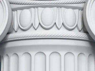 Ionic Column 003 3D model