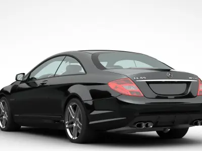 Mercedes Benz CL65 Coupe 3D model