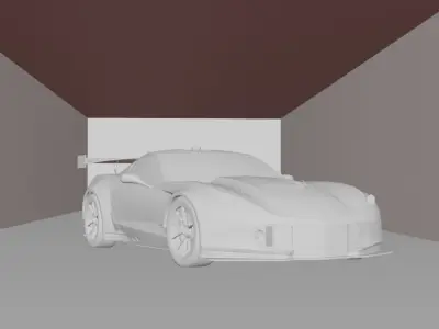 Free Studio V1 For Car Free 3D model