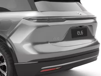 2025 Nio EL6 ES6 with Interior 3D model