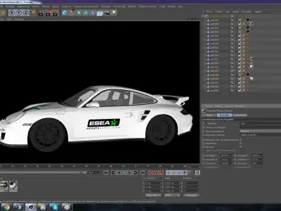 Porshe ESEA  Free 3D model