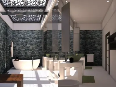 Bathroom 44 3D model