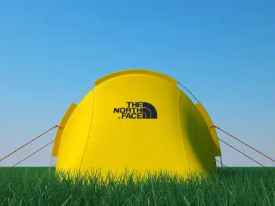 Mountain Camping tent 3D model