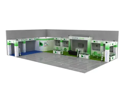Modular Fair Stand  03 3D model