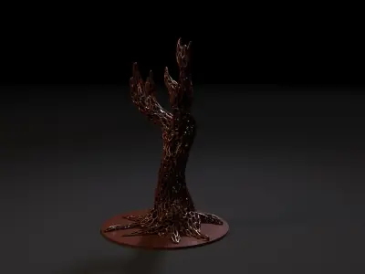 Wood voronoi 2 3D print model
