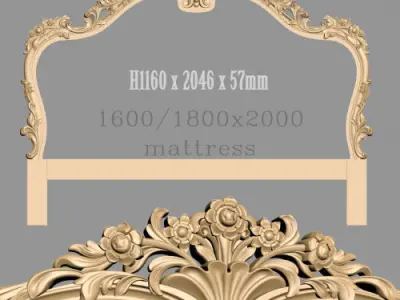 Bed Luxury  3D model