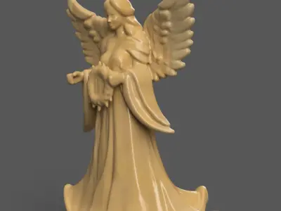 angel for christmas decoration 004 3D print model