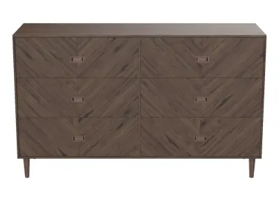 Greyson Dresser Smoke Acacia 3D model