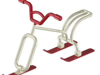 Kids Skating Bike 3D model