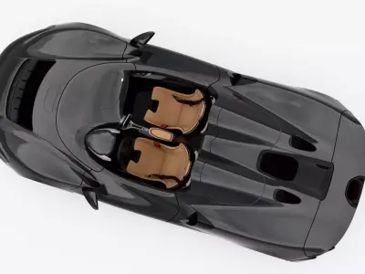 McLaren Elva 2021 Low-poly 3D model
