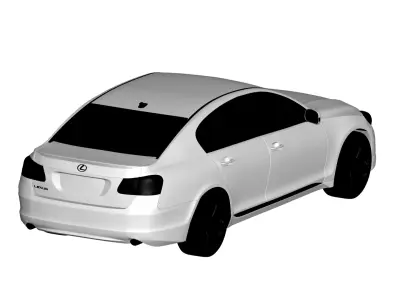 Lexus GS 3D model