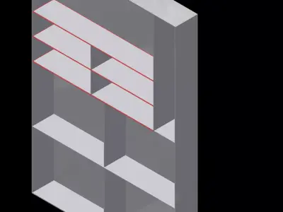 wardrobe cupboard storage  3D print model