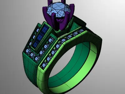 Ring akr 1 3D print model