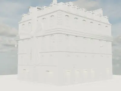 chanel butik  paris Free low-poly 3D model