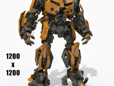Bumblebee Forever - 3d animated model 3D model