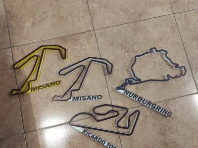 NURBURGRING NORDSCHLEIFE TRACK 3D print model