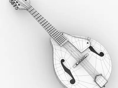 Mandolin 3D model