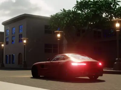MERCEDES AMG GT MODEL 3D model