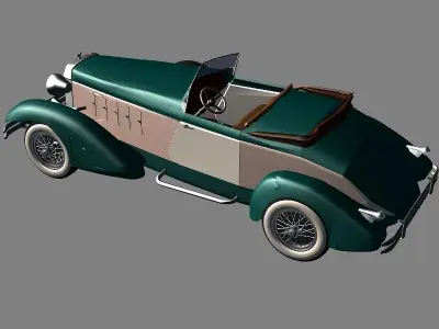 chrysler  imperial 1932 Low-poly 3D model