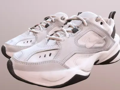 NIKE M2K TEKNO SHOES PBR Low-poly 3D model