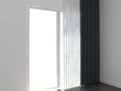 Curtain 01 3D model