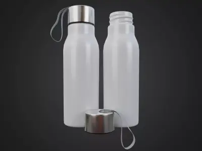 Sports Water Bottle Low-poly 3D model