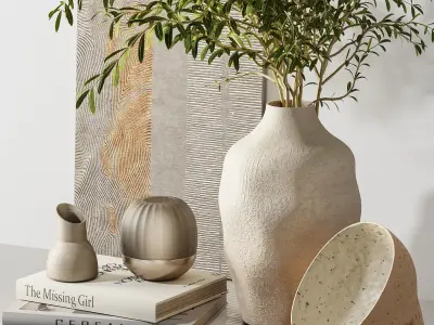 Decorative set036 3D model