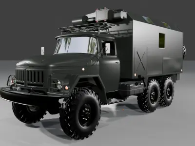 zil 131   3d model   3D print model