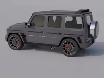 Mercedes-Benz Brabus G800 Low-poly 3D model
