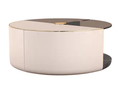 Turri ECLIPSE Round coffee tables 3D model