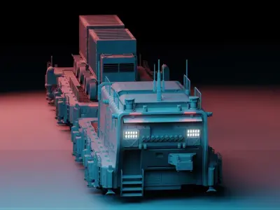 Concept Mars Car 3D model