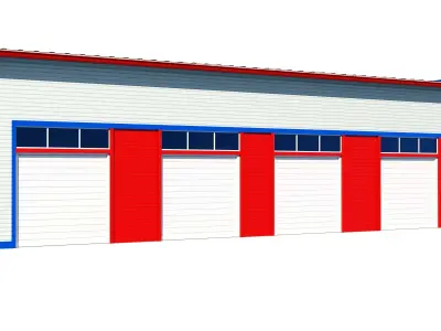 Car wash 3D model