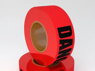 DANGER Tape 3D model