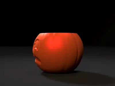 Pumpkin pots 5 3D print model
