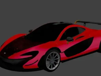 Sports Car 3D model 15