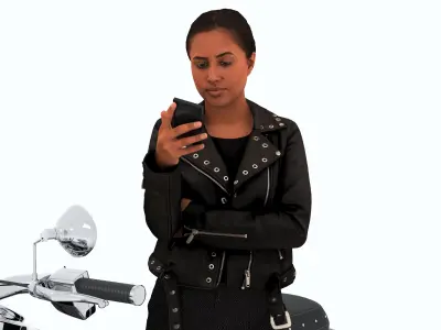 Chopper Biker 7 - 4K 3D model