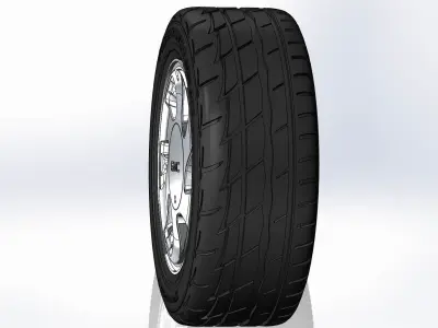 Wheel for scale model of GMC Typhoon 1993 3D print model