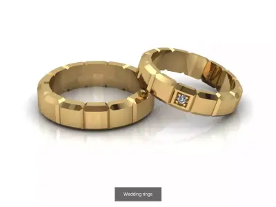 15 PCS Printable Models Jewelry Gold 3D Model Pack