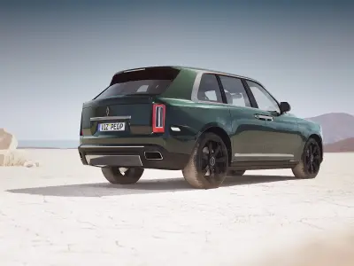 Luxury SUV unbranded 3D model