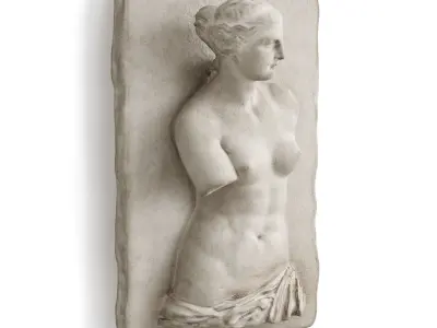 Venus wall relief 3D model