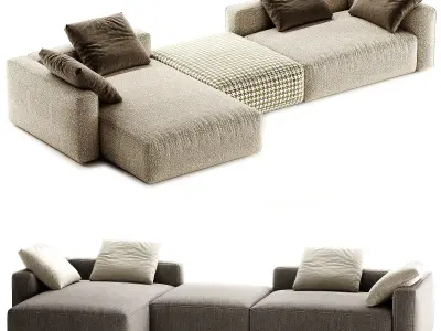 Bari Sofa By Costabella 3D model