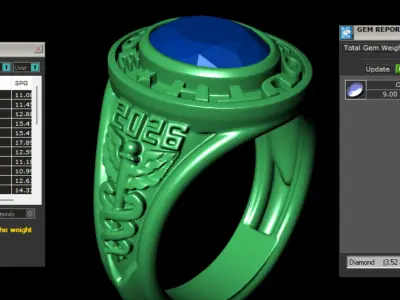 Womens Grade Hoop 3D print model