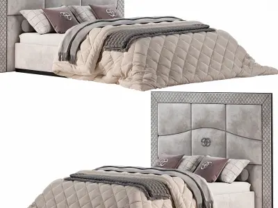 Noir Bed By Elve Luxury 3D model